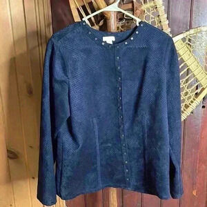 Chico’s women’s size 2 beautiful blue blazer.